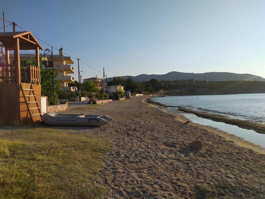 Modern Studio Next To The Sea! Pórto Ráfti Dış mekan fotoğraf