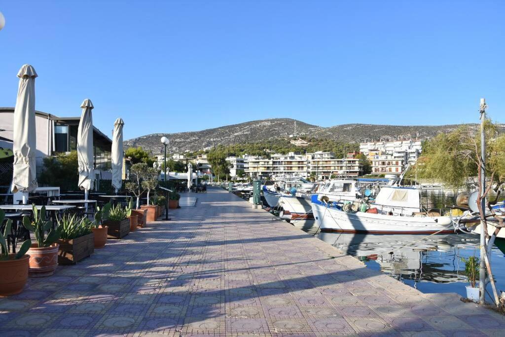 Modern Studio Next To The Sea! Pórto Ráfti Dış mekan fotoğraf